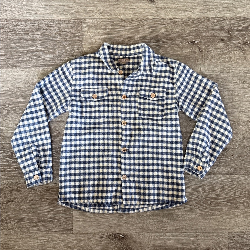 Emile et Ida Cotton flannel, size 10A